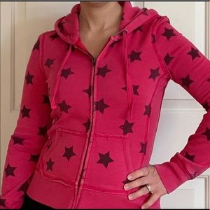 VS Pink Zip Up Hooded Jacket